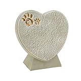 Rankomu Courtyard Memorial Stone Decoration Heart Shaped Animal Tombstone, DIY Resin Dog Pet...