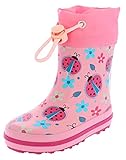 Beck Mädchen Lucky Beetle Gummistiefel, Pink, 20 EU