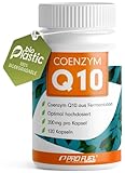 Q10 Kapseln hochdosiert 120x mit 200mg Coenzym Q10 pro Kapsel - hochwertiges (vegan) aus...