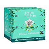 English Tea Shop - Perfect Peppermint Pfefferminztee, BIO Fairtrade, 15 Pyramiden-Beutel in...