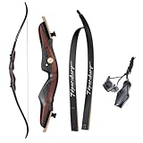 62 Zoll Recurvebogen 20-50lbs toller Einsteigerbogen Anfängerbogen für Erwachsene und Jugendliche...
