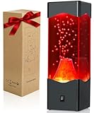 Apexxus Lavalampe Kinder, Realistische Vulkan Eruption Nachtlicht, Lava Lampe für Home Office...