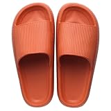 MAJORMENCH Damen Massage Badeschuhe mit Offener Zehenpartie Atmungsaktive Sommer Hausschuhe aus...