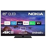 Nokia 65 Zoll (164 cm) QLED 4K UHD Fernseher Smart Android TV (HDR10, DVB-C/S2/T2, Netflix, Prime...