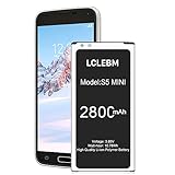 LCLEBM Galaxy S5 MINI Akku, 2800mAh Lithium-Ionen Polymer Akku mit hoher Kapazität für Samsung S5...