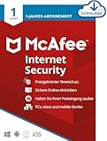 McAfee Internet Security 2024 | 1 Gerät | Antiviren-Internet-Sicherheitssoftware |...