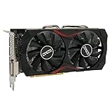 Lazmin112 RX 580 Gaming-Grafikkarte, 8 GB 256 Bit GDDR5 HDMI 3xDP DVI, Ellesmere/14 Nm Core 4K 60 Hz...