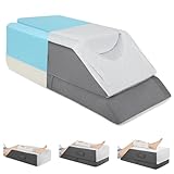 Ergonomisches Höhenverstellbare Venenkissen, Beinhochlagerungskissen mit Memory-Schaumstoff,...