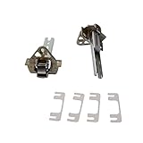 Kühlschrankscharnier 2er Set passend für Bosch Whirlpool Siemens Neff, Constructa,Teilenummern...