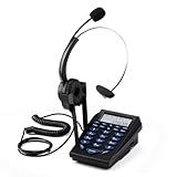 Limtula Professionelles Call Center Headsets Telefon Mit Geräuschstündung Und LED Anzeige Klare...