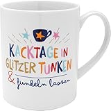 H:) PPY life Xl-Tasse Motiv 'Funklen lassen' | Großer Kaffeebcher aus Porzellan, Jumbotasse, 60 cl...