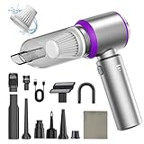 Handstaubsauger Akku, 20000PA Handstaubsauger Kabellos mit Bürstenloser Motor, 4-in-1...