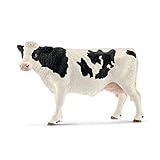 schleich 13797 Kuh Schwarzbunt, für Kinder ab 3+ Jahren, FARM WORLD - Spielfigur