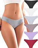 ALL OF ME 6er Pack Unterhosen Damen Baumwolle Unterwäsche Frauen Set Cotton Panties Slips Mehrpack...