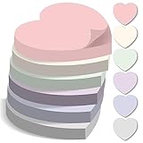 BIROYAL Haftnotizen Klebezettel 420 Blätter, 6 Blöcke Sticky Notes pastell, 76 mm x 76 mm...