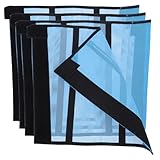 UKCOCO 4 Stück Teiliges Atmungsaktives Mesh Fliegenschutz Gamaschen für Pferde Leichter Schutz...