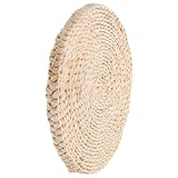 DECHOUS Sitzkissen aus Natürlichem Rattan 30X30cm Gewebtes Bodenkissen für Meditation und...