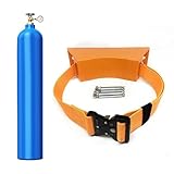 SRNSAEB Sauerstoffflaschenhalter Wagen Wandmontierte Gasflaschenhalterung aus ABS mit 1 m Langen...