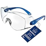 Dräger Schutzbrille X-pect 8120 | Einstellbare Überbrille auch für Brillenträger | Für...