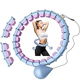 Smart Hoop Reifen Erwachsene Mit Gewicht Kugel,Ultra Leiser Hoola Hoop zum abnehmen Mit 32...