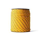 SNURO Polypropylen Seil (4mm, 100M) - Seil mit starkem PP Kernmaterial für hohe Stabilität -...