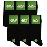 RØDER 6er Pack Bambus Socken • Super Soft • Optimales Fußklima • Handgekettelte Zehennaht...