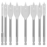 Labmilon 8-Teilig Flachfräsbohrer 1/4' Sechskantschaft, Fräsbohrer Holz, Holzbohrer mit...