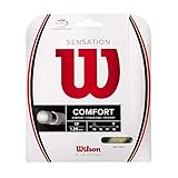 Wilson Unisex Sensation 17 Tennissaiten, 12,2 Meter, 1,25 mm EU