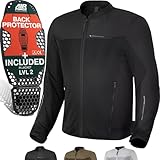 SHIMA OPENAIR Motorradjacke Herren - Leichte, Atmungsaktive Sommer Mesh Motorcycle Stadt Textiljacke...