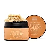 Active Luxe Premium Sugar Scrub – Zuckerpeeling Körper mit Schokolade & Orange Duft für weiche...