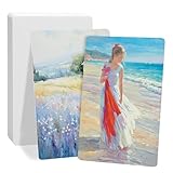 VOSSOT 50 Blatt Aquarellpapier, 300g 10x15cm Postkarten Blanko, Hochwertiger Aquarellblock...