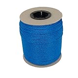 PPM Flechtleine 2,0mm - 100mtr Rolle in vielen Farben (blau) / Seil, Tauwerk, Leine