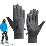 Wasserdichte Skihandschuhe für Touchscreens, winddichte Handschuhe für Touchscreens –...