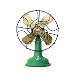 Zerodeko Vintage Tischventilator, Retro Stil Tischventilator Modell Kunststoff Standventilator Antik...