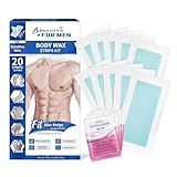 Beauty7 For Men Kaltwachsstreifen Männer Haarentfernung für den Körper Beine Achselhöhle für...