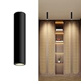 Jadssox 7W LED-Zoombarer Deckenstrahler Aufsatzleuchte Akzent-Fokus, Einstellbarer Lichtkegel...