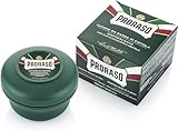 Proraso Shaving Soap inklusive Seifenschale, 150 ml, erfrischende und belebende Rasierseife für...