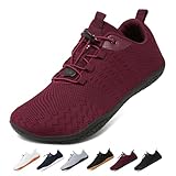 Geweo Unisex Barfuss Schuhe Damen mit Weit Zehenbox Barfußschuhe Herren Sommer Leicht Atmungsaktiv...