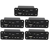 Ronlok 5X Freisprech MP3 Spieler Decoder Platine 2 x 3 W VerstäRker DC 5 V MP3 WMA Drahtlose...