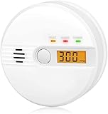 Kohlenmonoxid Warnmelder LCD Anzeige CO Melder 85Db Alarm Kohlenmonoxidsensor Kohlenmonoxid Melder...