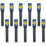DDKY 120 Bleistiftminen, 0,9 mm Druckbleistiftminen, bruchsichere Ersatzminen, glattes und klares...