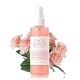 Rosenwasser Spray - Rosenwasser Gesichtswasser - Rosenwasser Bio Face Mist - Feuchtigkeitsspendend...