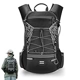 Trail-Rucksack, Motorrad-Rucksäcke für Herren - 16L Reisetagesrucksack | Atmungsaktiver,...