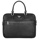 David Jones - Herren Aktentasche - Mann Business Tasche PU Leder Arbeitstasche - 15 Zoll...