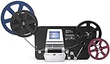 Super 8 Film Scanners,Normal 8 Film Digitizer up to 9 Inch Super 8 Film Rolls 8 mm Digitize 1080P...