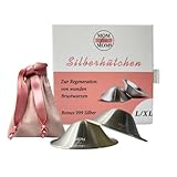 Mom for Moms Silberhütchen 999er Silber/natürliche Wundheilung der Brustwarzen/für ein angenehmes...