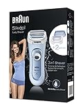 Braun Silk-épil Lady Shaver 5-160 In Blau – 3-In-1 Wet&Dry Elektrischer Rasierer, Trimmer- und...