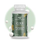 Zink 25mg - Zinkbisglycinat (Zink-Chelat) - 365 magenfreundliche Zink Tabletten - Jahresvorrat Zink...