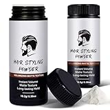 Volumen Puder Haare für Männer, 2 Stück Haar-Styling-Puder, Styling-Puder für Männer mit...