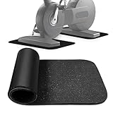 Stoßfeste Bodenschutzmatte für Laufbänder, 2 Stück 6 mm Dicke Anti-Rutsch Laufband Matte,...